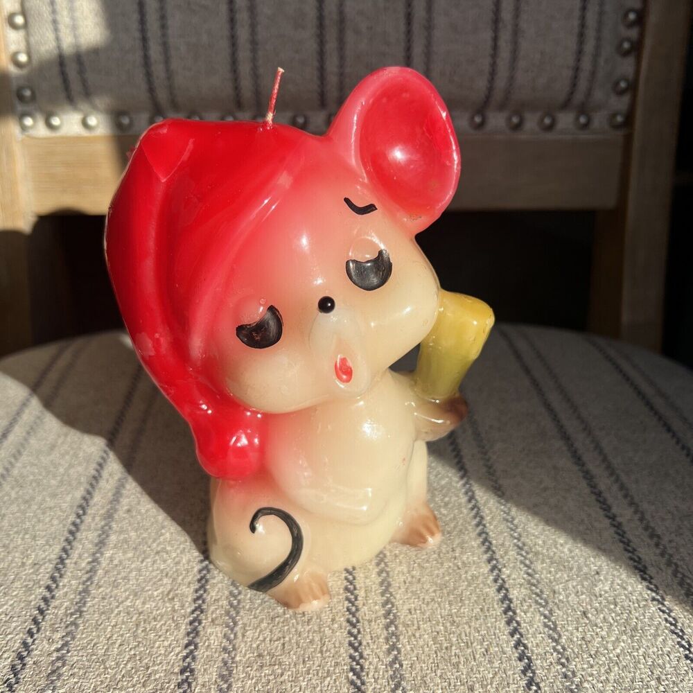 Josef Original Japan Sleepy Unused Candle Hand painted